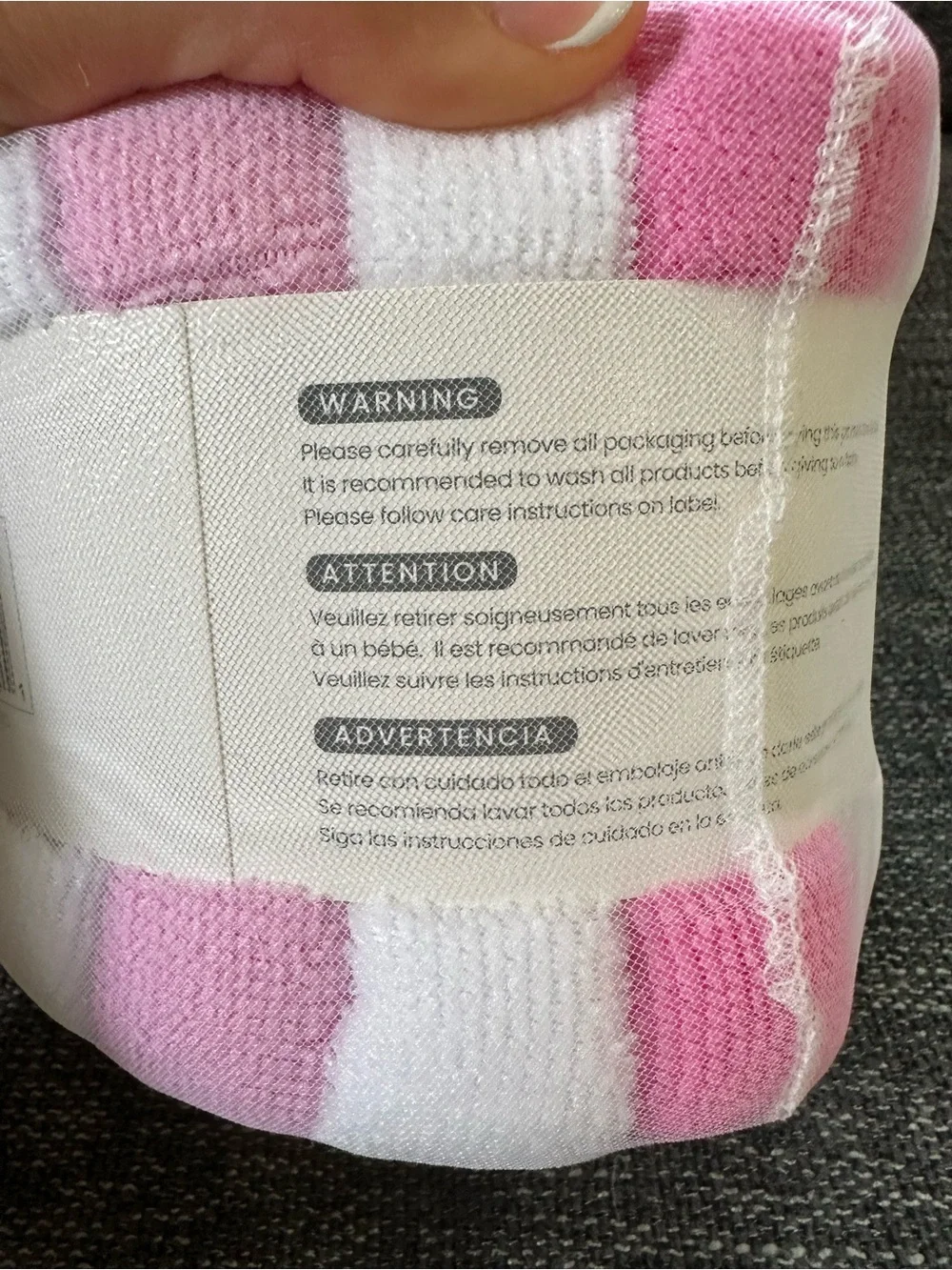 Pink Baby Washcloth Set - Soft Gentle Washcloths